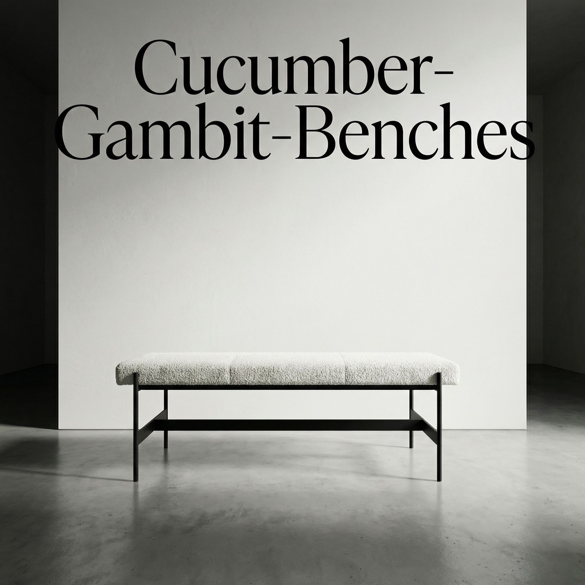 cucumber-gambit-55-upholstered-metal-powder-coat-bench