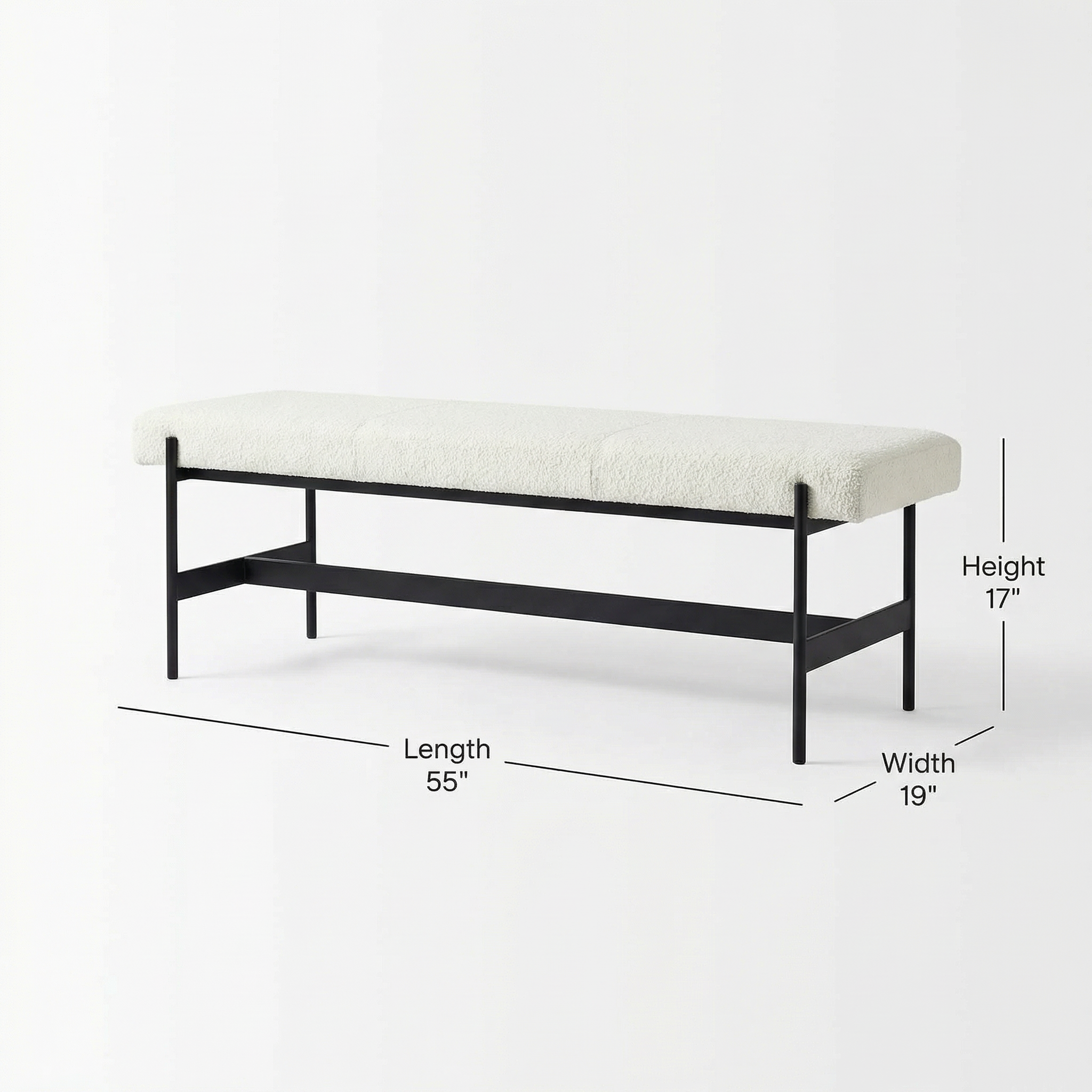 cucumber-gambit-55-upholstered-metal-powder-coat-bench