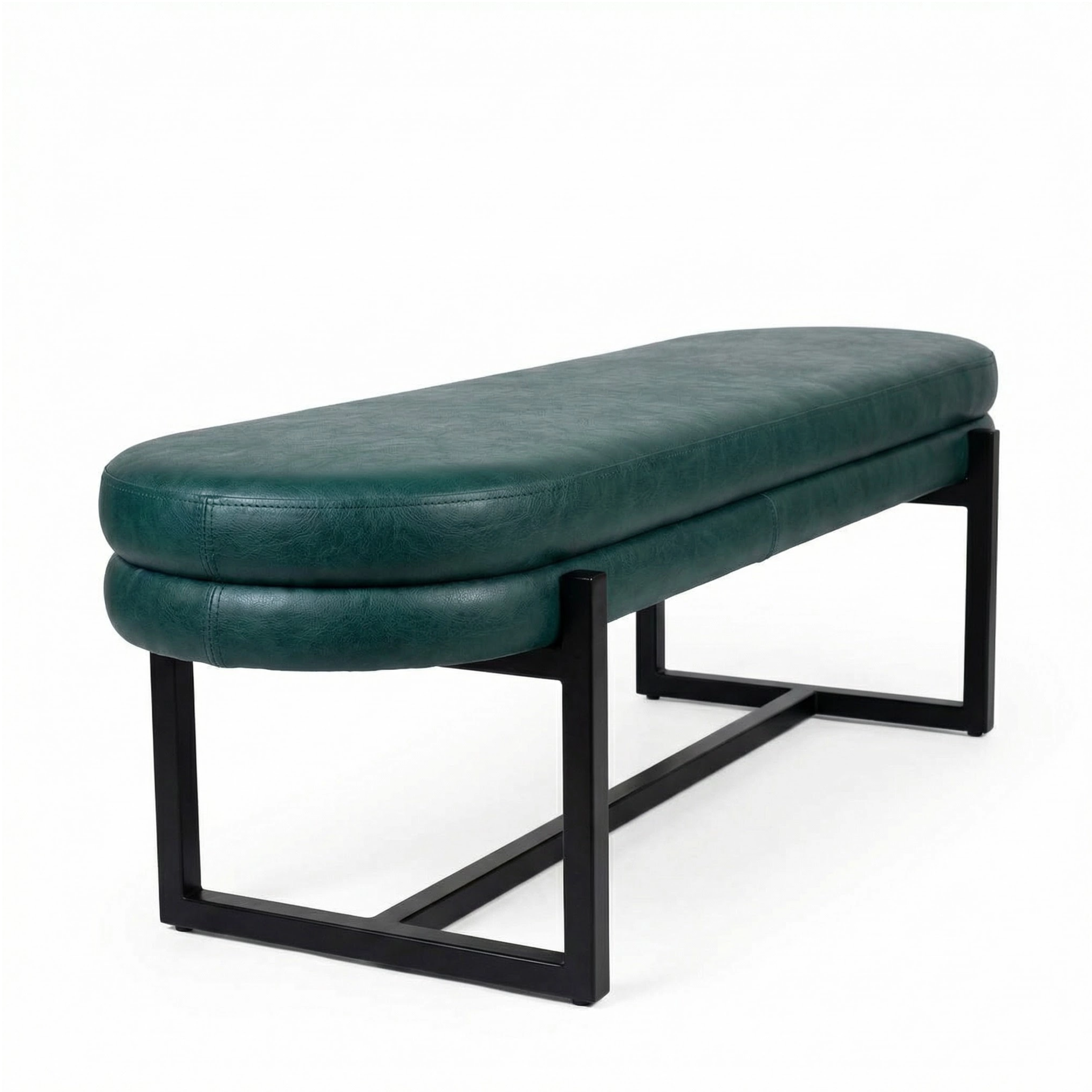 prominata-aiko-59-leatherette-metal-powder-coat-bench