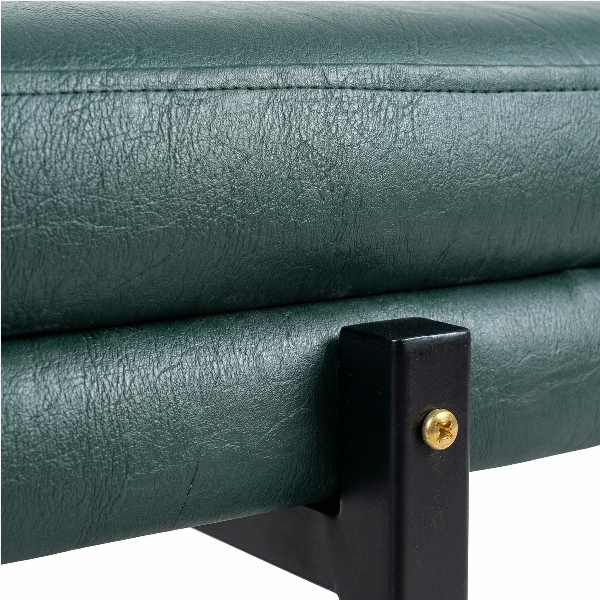 prominata-aiko-59-leatherette-metal-powder-coat-bench
