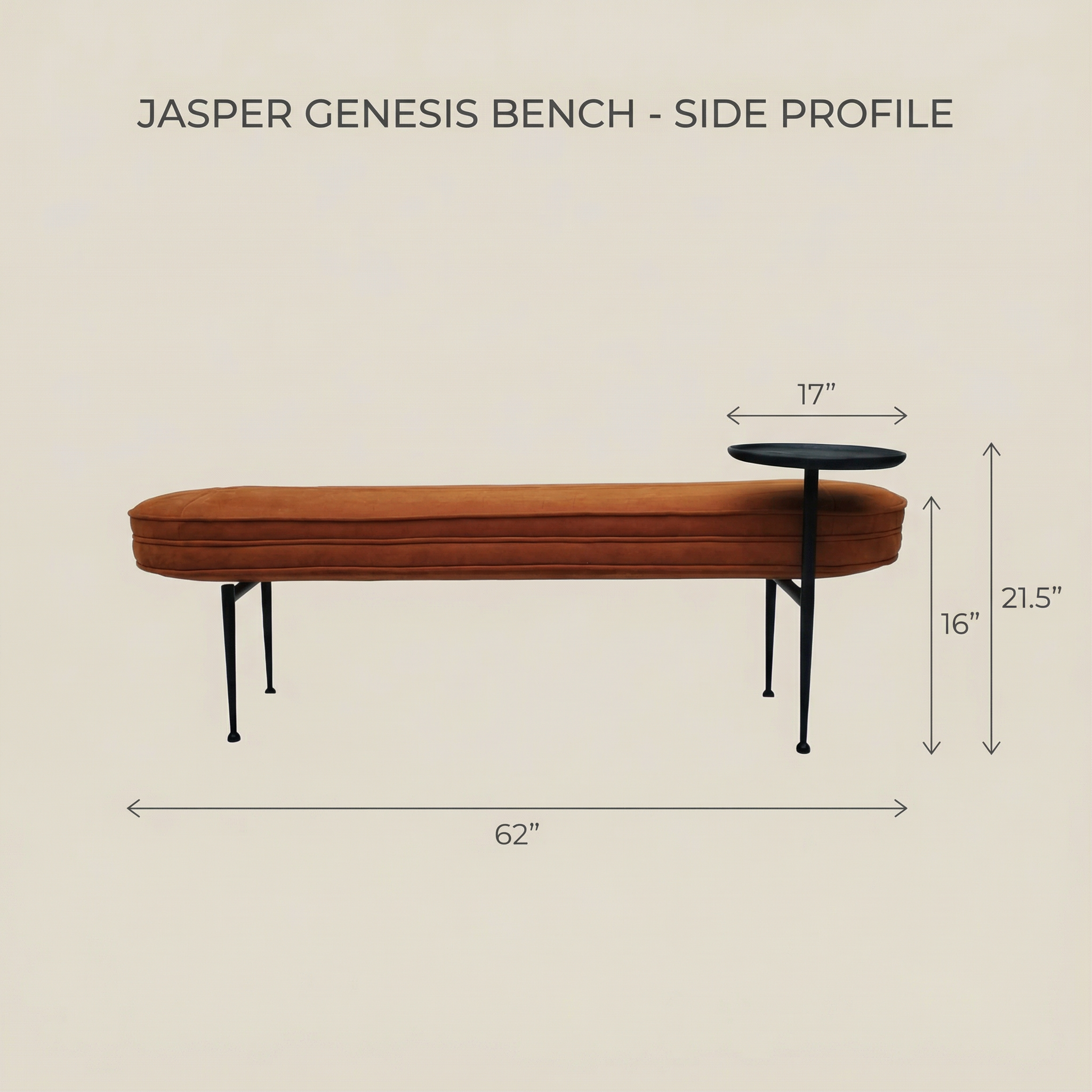 jasper-genesis-62-upholstered-oak-powder-coat-bench
